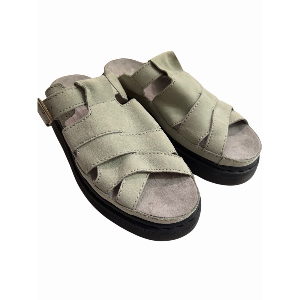 Dr. Martens Unisex Maxxy Slide Sandal Sage Green Shoes Men's 12 NWOB